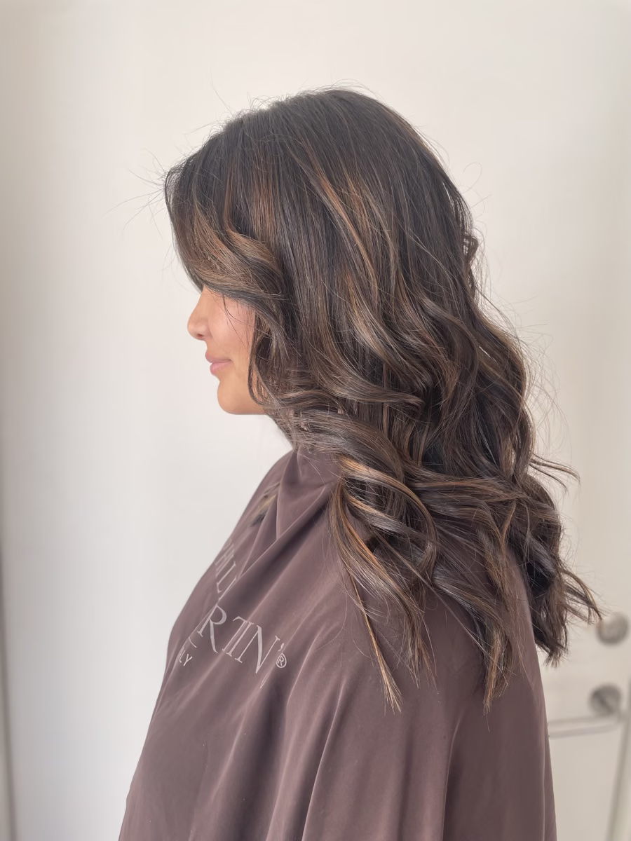 Balayage brunette Skive